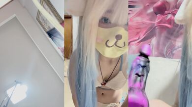 【少萝没人爱】灬二次元少女宿舍乳夹~脱衣舞~道具自慰秀 (3)